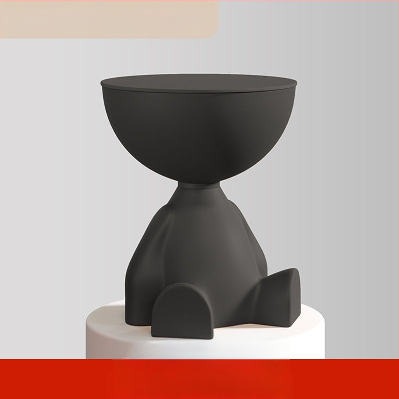 Kūrybingas mažas plokščias kavos staliukas kreminio stiliaus namų apyvokos svetainė sofa šoninis staliukas naktinis staliukas mobilus mažas apvalus staliukas kampinis staliukas