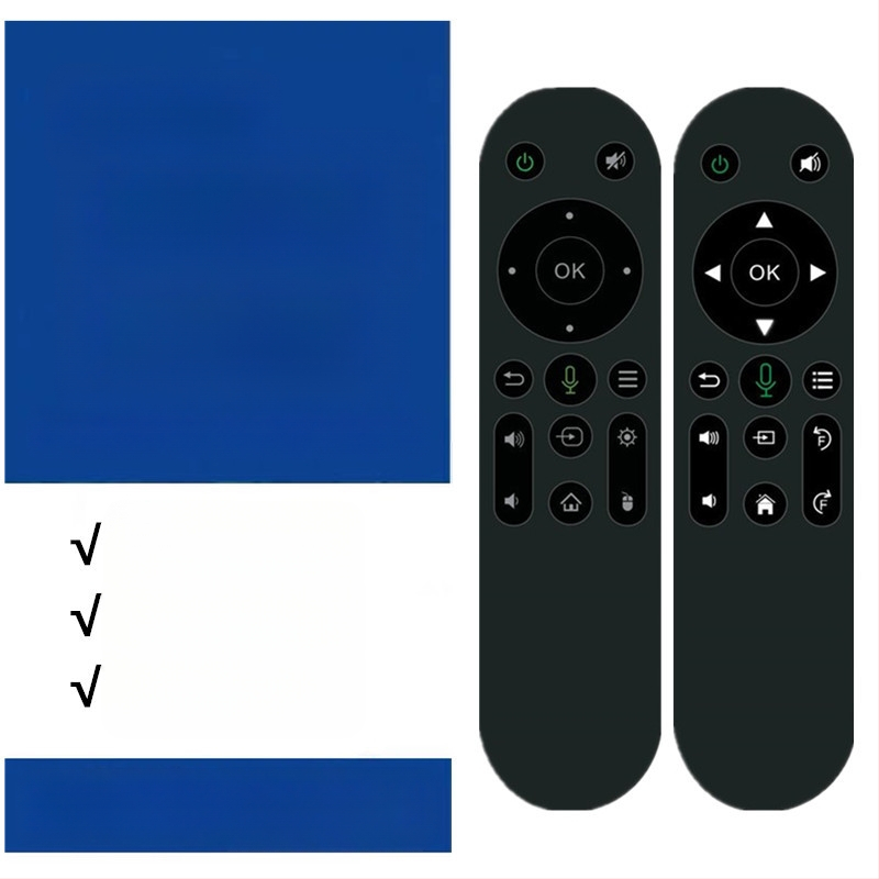 Διασυνοριακό τηλεχειριστήριο υπέρυθρης φωνητικής Bluetooth Smart TV Box 2.4g Air Flying Squirrel Mini Ασύρματο πληκτρολόγιο 16 πλήκτρων