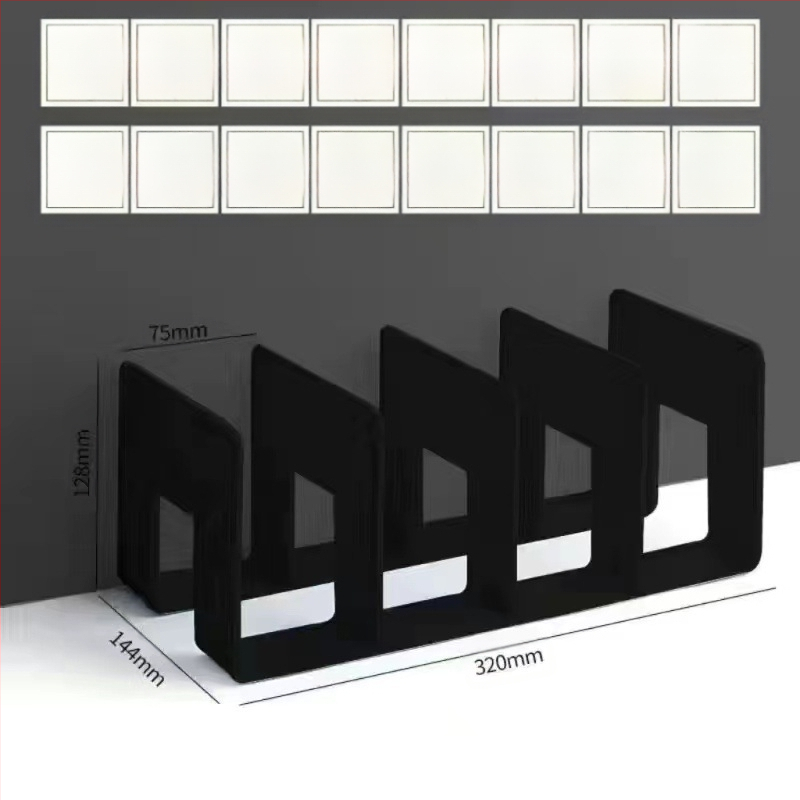 Επιτραπέζια βάση βιβλίων από ακρυλικό υλικό Morandi διαφανής θήκη αποθήκευσης βιβλίων φοιτητών γραφείου χαρτικά βιβλιοθήκη χονδρικής