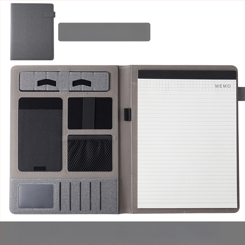 Папка за бизнес мениджъри A4, персонализирана папка за писане, папка за изложби, информационна книга, бизнес кожена книга, единична книга на склад