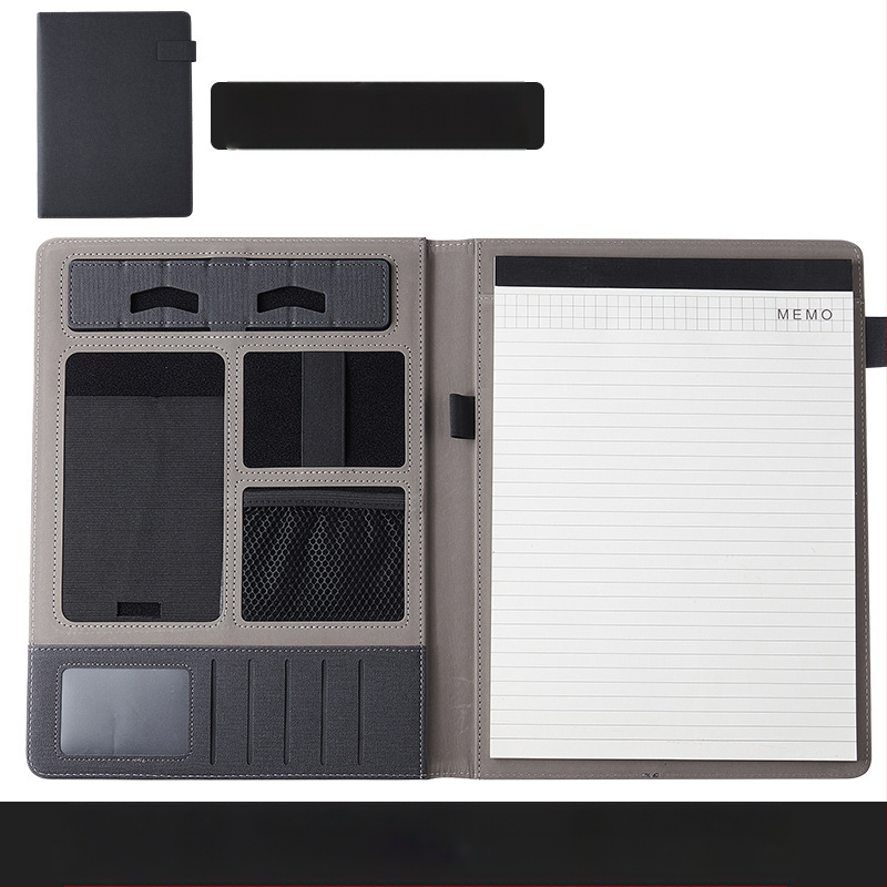 Папка за бизнес мениджъри A4, персонализирана папка за писане, папка за изложби, информационна книга, бизнес кожена книга, единична книга на склад