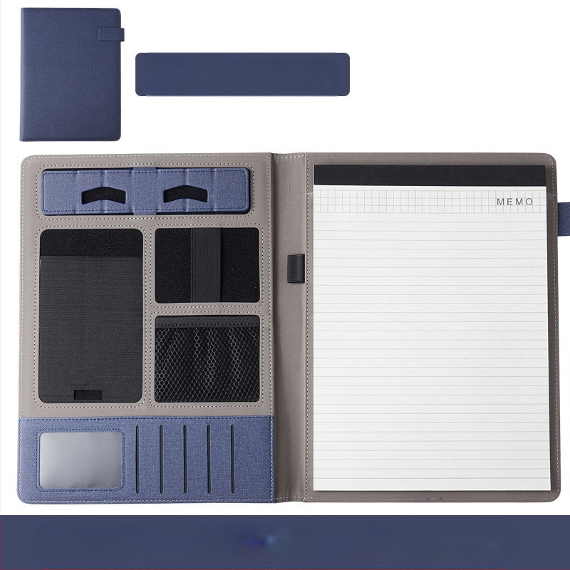 Папка за бизнес мениджъри A4, персонализирана папка за писане, папка за изложби, информационна книга, бизнес кожена книга, единична книга на склад