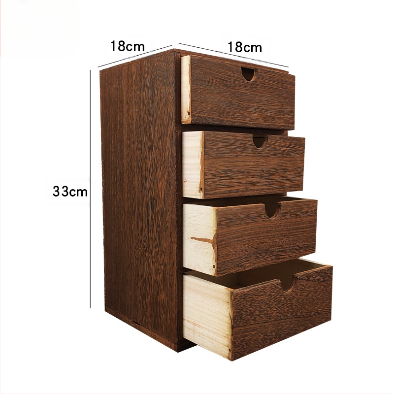 Hiina stiilis puidust hoiukarp majapidamise tungpuidust mitmekihiline hoiukarp lauaarvutile väljatõmmatav lisatarvikute viimistluskarp kohapeal