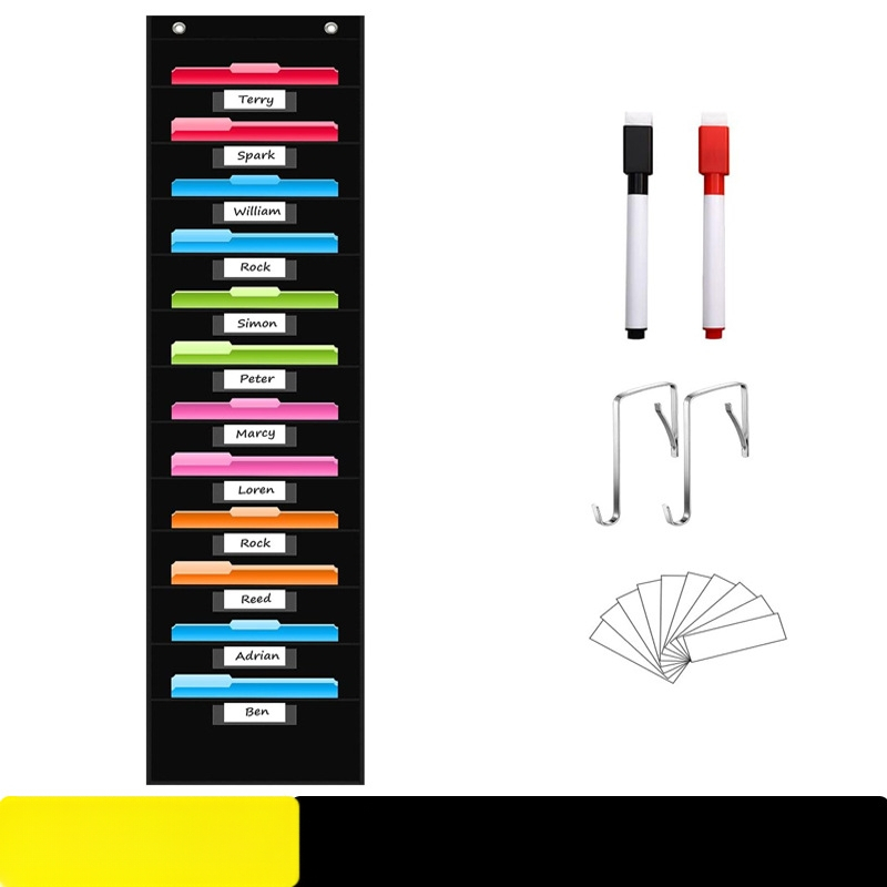 Piiriülene kuummüük veekindlast Oxfordi riidest uksefailide hoiukott kontorisse, kooli, klassiruumi raamatu- ja ajakirjafailide hoiukott