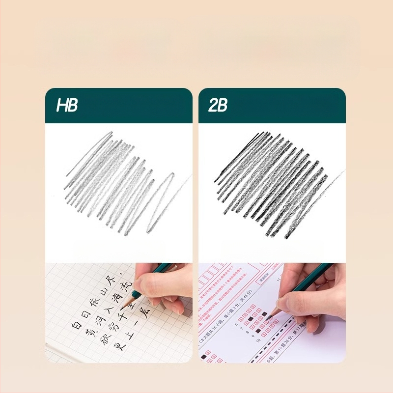 „Deli 2B“ pieštukas pradinių klasių mokiniams, netoksiškas Hb, pirmos ir antros klasės darželio egzaminų rašymui, vaikų eskizų piešimui