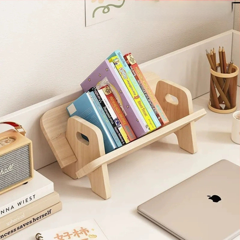 Õpilaste laste laud Raamaturiiul Laud Lihtne Lihtne Täispuidust Hoiustamisriiul Hoiustamis Ühiselamu Lauaraamatud