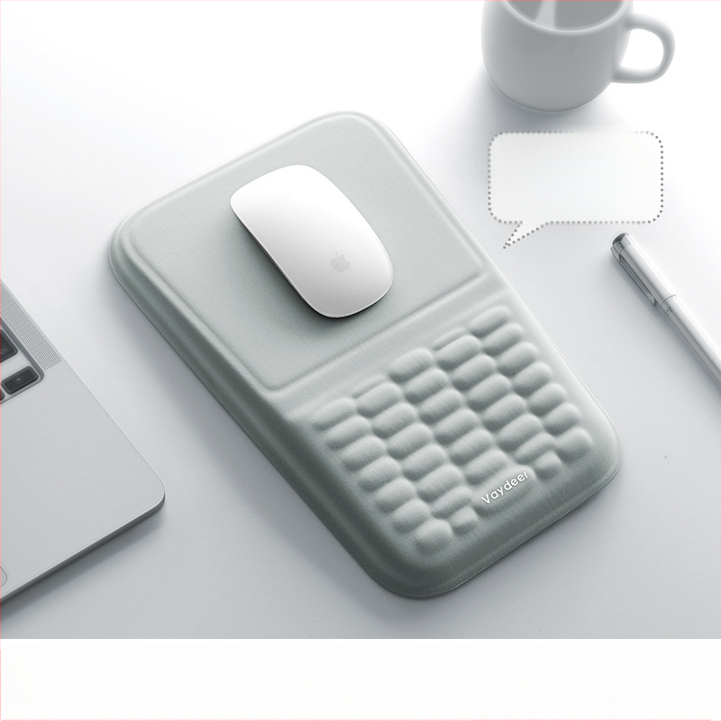 Mäluvahust randmehiirepadi, pehme, aeglaselt tagasilöögiga, nahasõbralik, lihtne kontoripadi, silikoonist randmehiirepadi