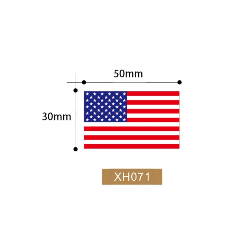 XH070 ja XH071 ja XH072 USA iseseisvuspäeva hääletamise ja üldvalimiste kleebised. National Tide'i trükkimine ja kaubanduse loomine.