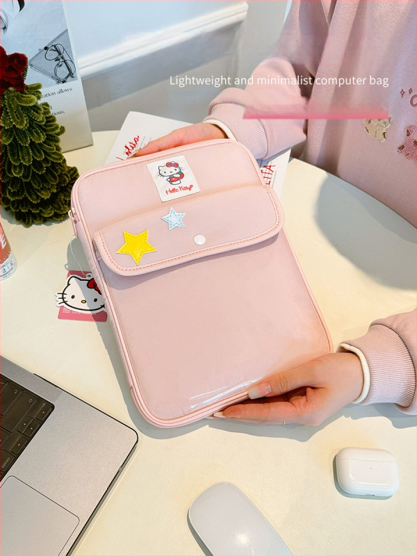 Uus Sanrio Cartoon Fashion iPadi tahvelarvuti hoiukoti sisemine kott sügis- ja talve 11-tollise sülearvuti kott