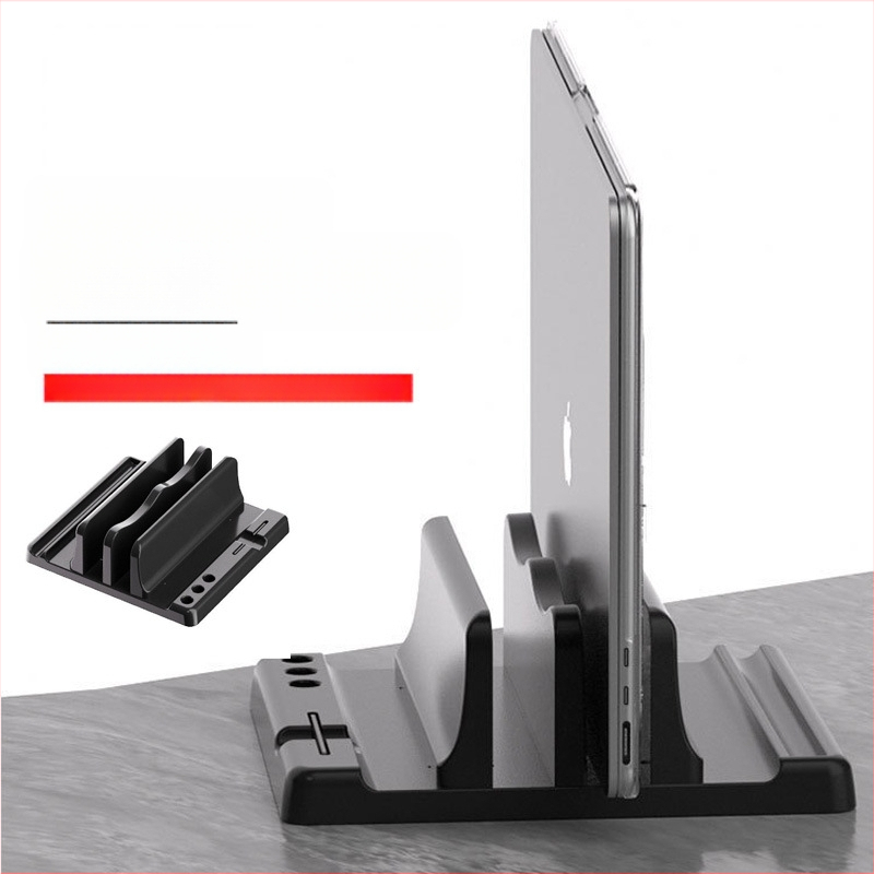 Sülearvuti vertikaalne mugav alus sobib MacBooki vertikaalsele hoiuraamile iPadi tahvelarvuti hoiuraami alus