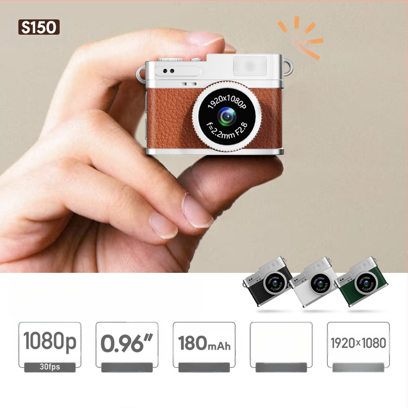 Piiriülene retro minikaamera tudengipidu digikaamera kõrglahutusega foto- ja videokaamera kaasaskantav väikekaamera