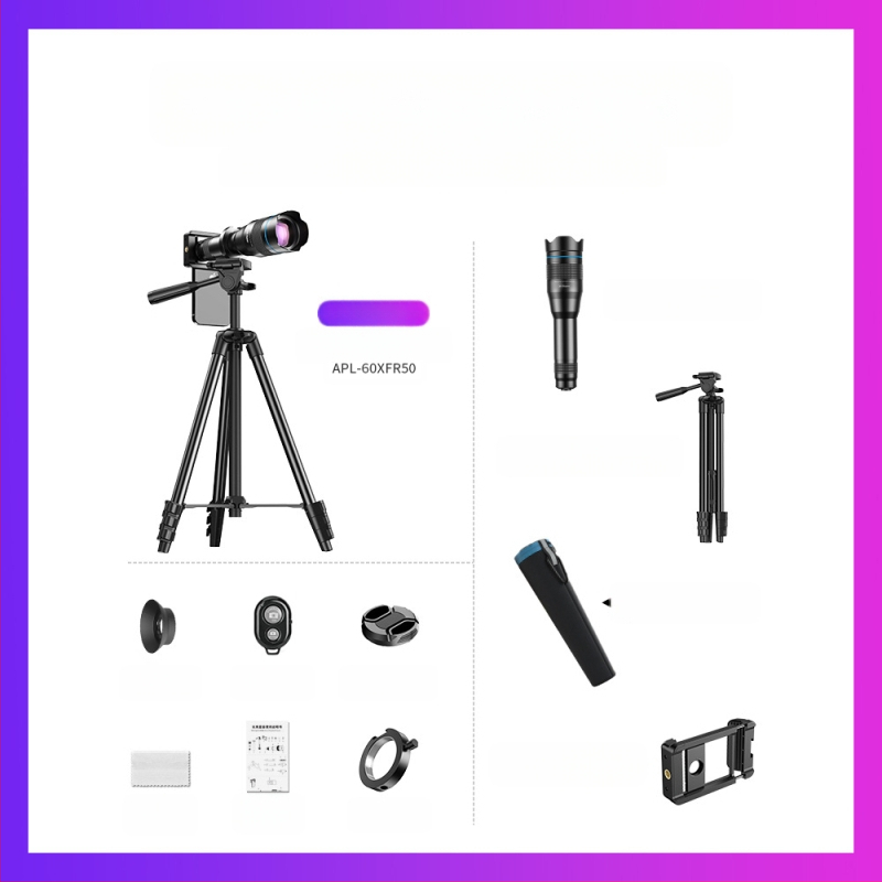 APEXEL 60-szoros teleobjektíves távcső HD monokuláris kézi fényképezési távcső lencséje