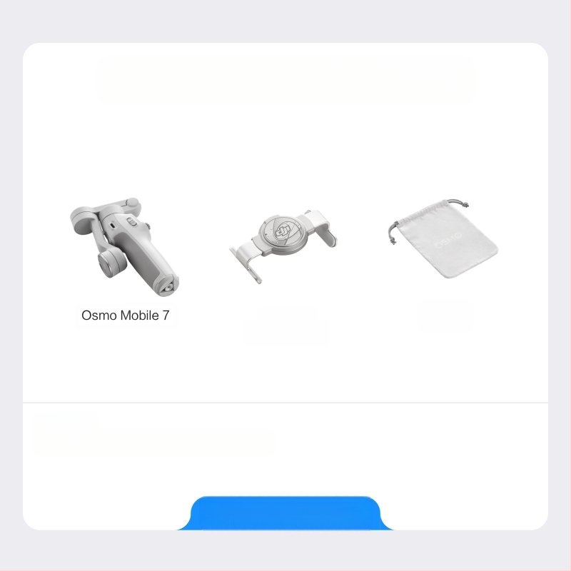 DJI Dajiang Osmo Mobile 7/7P delninis Yuntai stabilizatorius Dajiang OM7 Photography Live Anti-shake