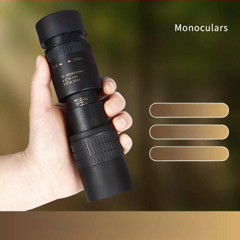 10–300x 40 naujas teleskopas su didelio galingumo HD vieno vamzdžio priartinimu, mobiliojo telefono kamera