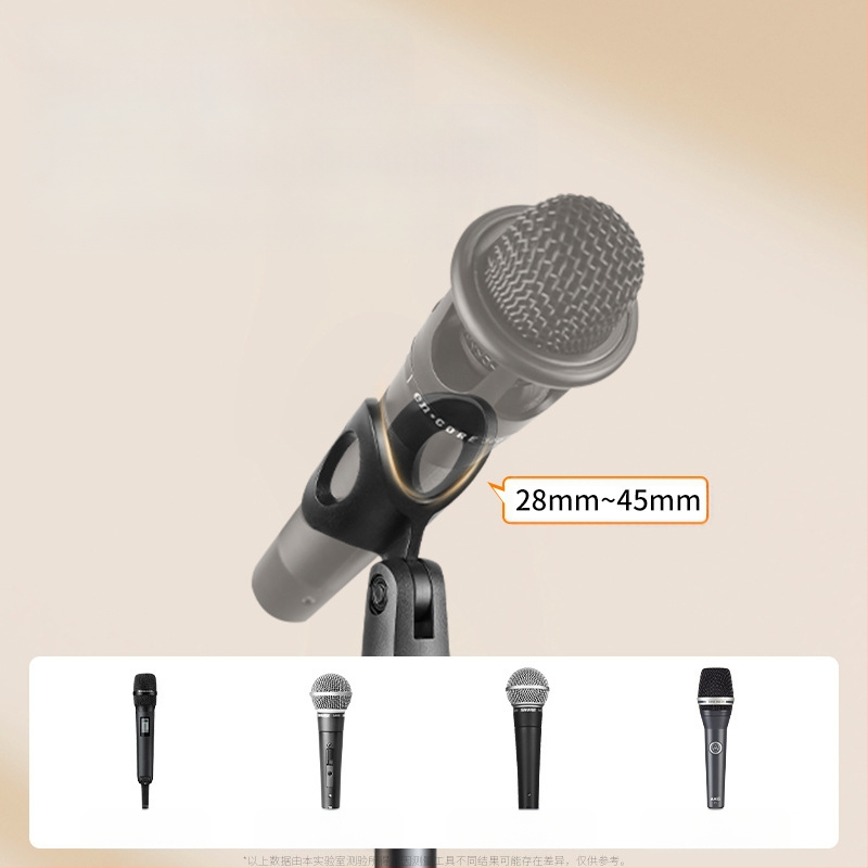 Uus mikrofoni universaalne klamber põrandale metallist mikrofoni horisontaalne ribaklamber multifunktsionaalne sissetõmmatav mikrofoniklamber