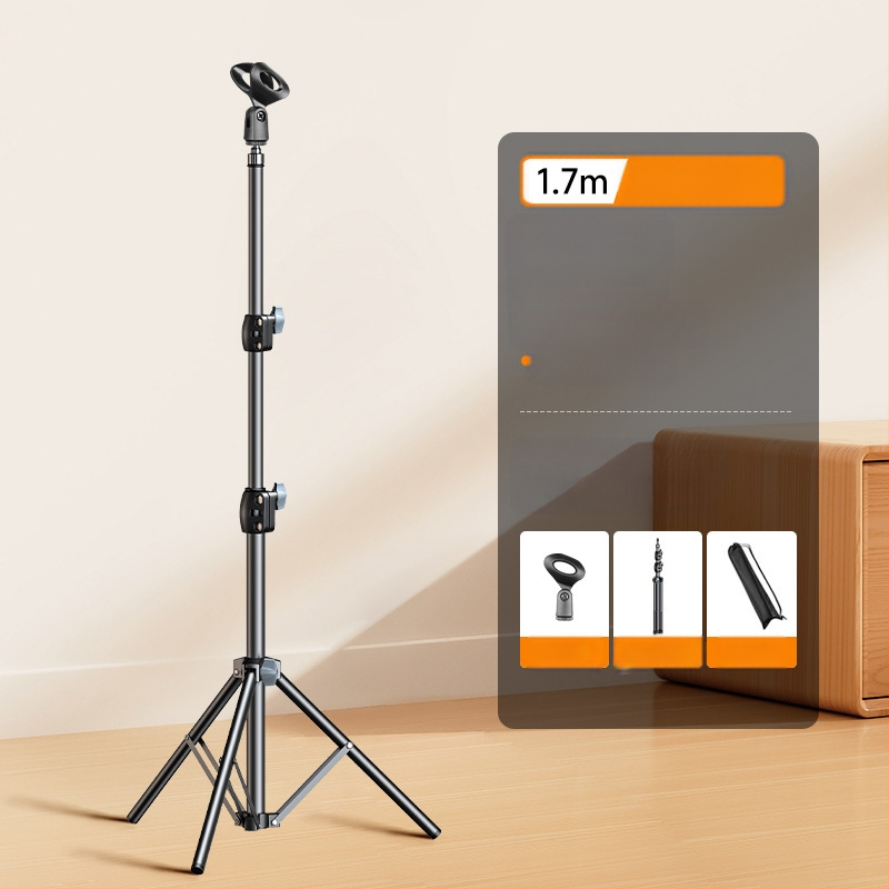 Uus mikrofoni universaalne klamber põrandale metallist mikrofoni horisontaalne ribaklamber multifunktsionaalne sissetõmmatav mikrofoniklamber