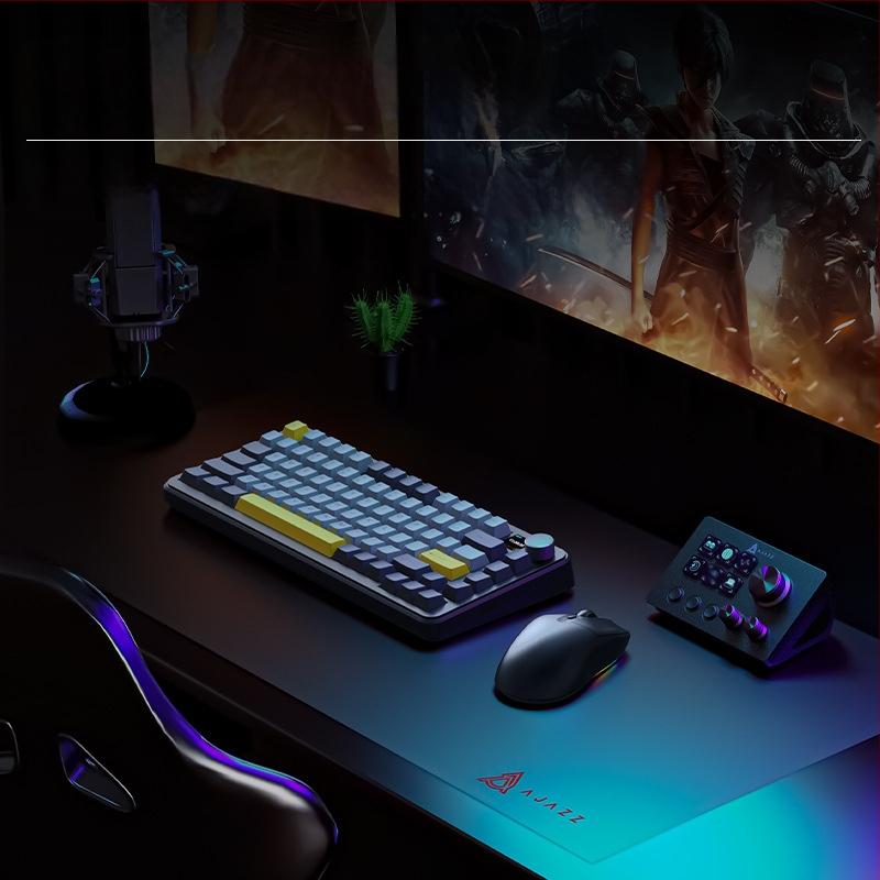 Black Jue akp03 asztali segédkonzol panelvezérlő, részvénykereskedéshez, élő hanggal, programozható gyorsbillentyű