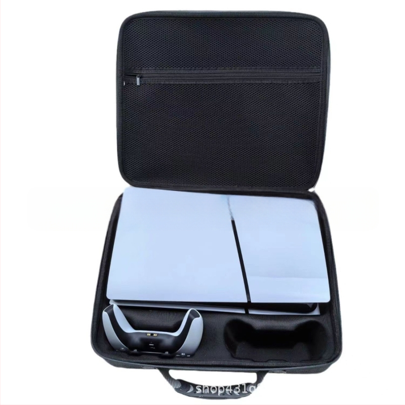 PS5 slim козметична чанта, аксесоари за хост, преносима козметична чанта EVA, удароустойчива и устойчива на падане кутия за съхранение