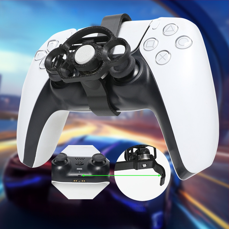 Alkalmazható az eredeti PS5 fogantyús billenőkormányhoz, mini PS5 versenyjáték-kormányhoz, univerzális perifériás tartozékokhoz