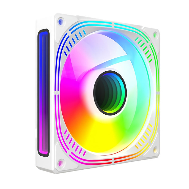 Prism 4S4 põlvkonna vaikne jahutuskile šassii radiaatori ventilaator ARGB Shengguang sünkroonne PWM temperatuuri reguleerimine lõpmatu