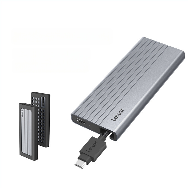 Lexa E10/E6/E300/E350 mobiilne kõvaketta korpus M.2 NVMe/SATA protokolliga Type-C 3.2