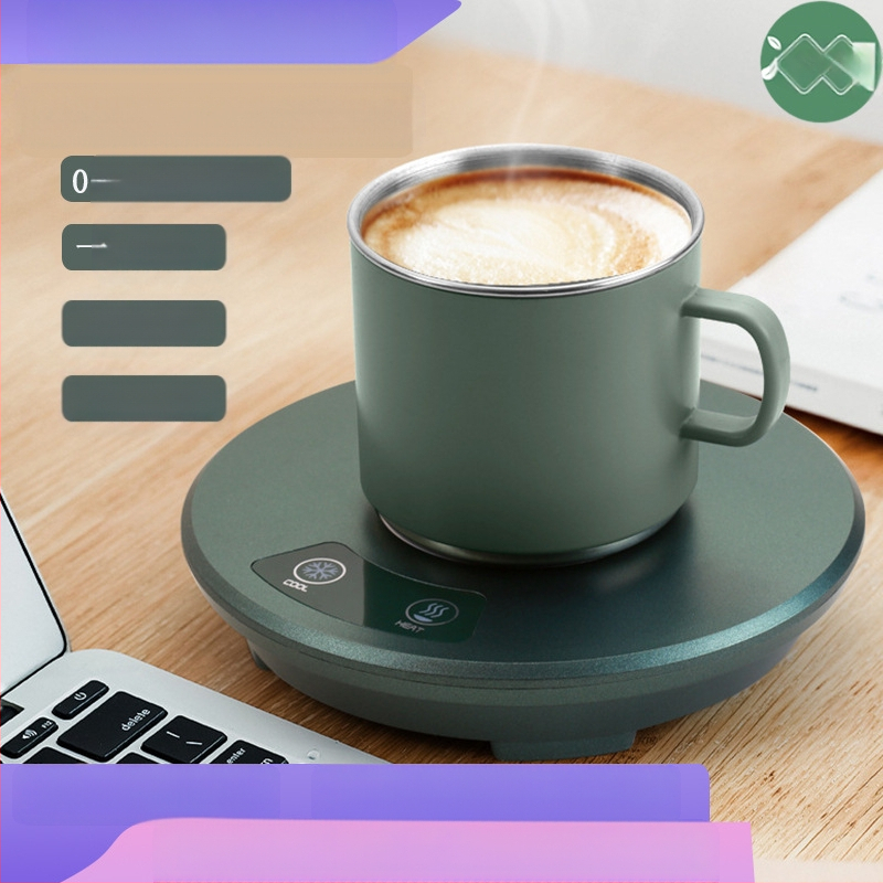 Трансгранична интелигентна подложка за бързо охлаждане и затопляне на чаши за горещи и студени напитки, малка преносима подложка за монтиране в кола за дома с двойна употреба за охлаждане и отопление