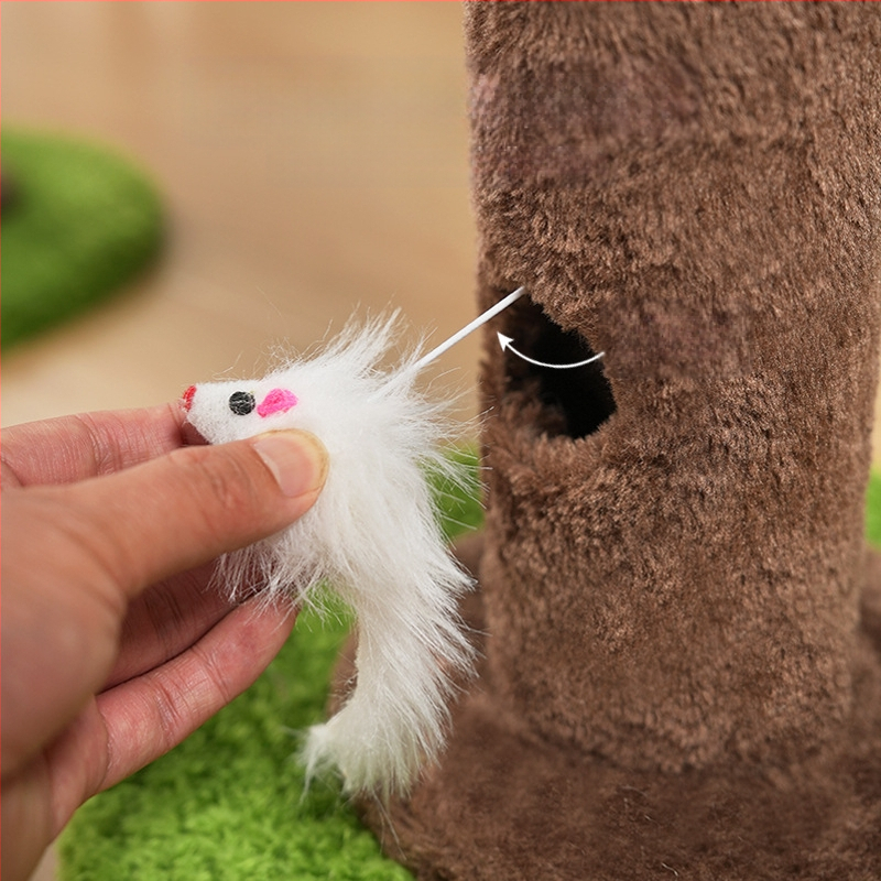 „Crossborder“ kokoso medžio katės laipiojimo rėmas, sizalio katės draskymo lenta, nešeriantis katės žaislas, mažas, vietą taupantis katės draskymo stulpas katėms linksminti