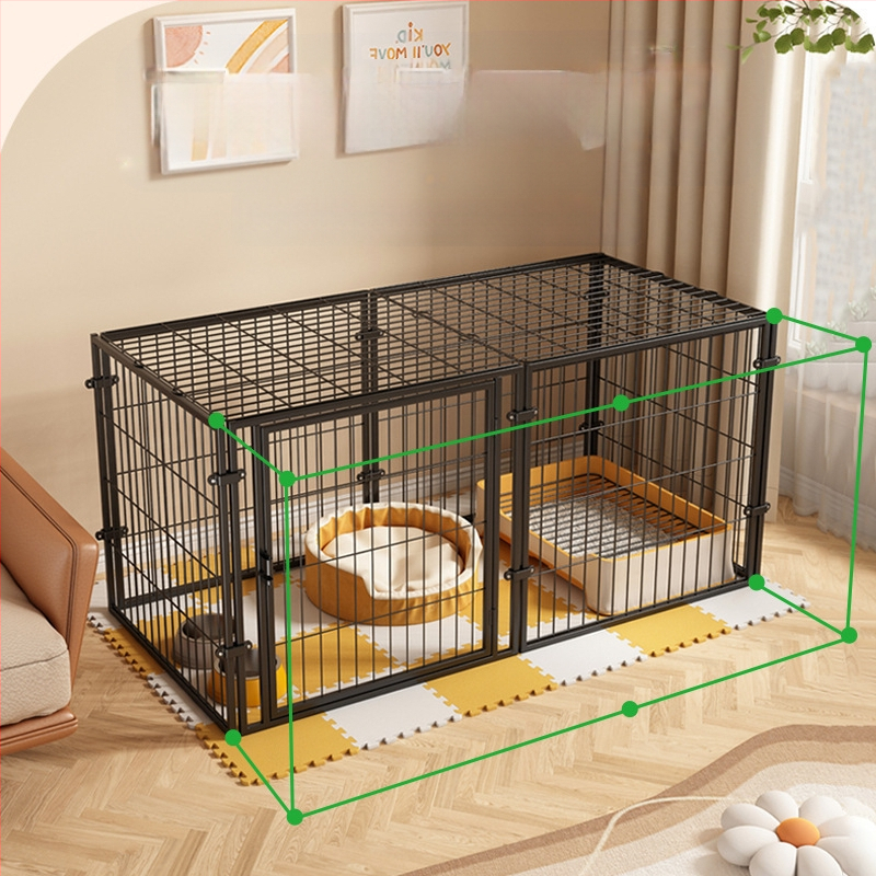 Ekspordi ülemise pandlaga koerapiire siseruumides kasutamiseks mõeldud vanglast väljatungimise vastane koerapiire koerakuudi teddy koerapuuri uksepiire koerapuuri