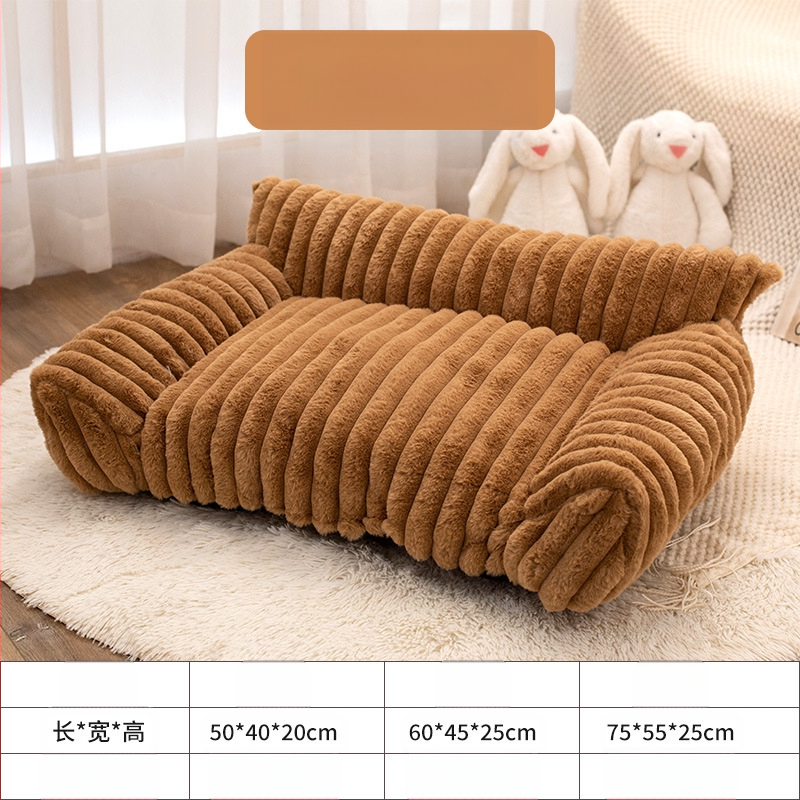 Piiriülene populaarne kassipesa talvine diivanipesa jänese plush paksendatud soe lemmikloomapesa kenneli koeramatt lemmikloomatarbed