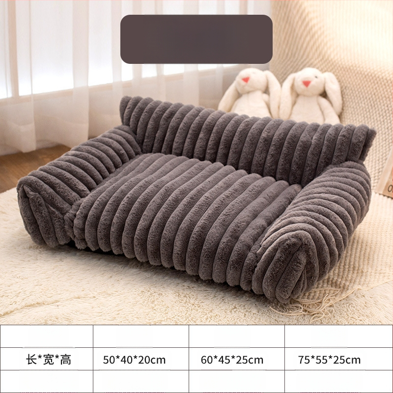 Piiriülene populaarne kassipesa talvine diivanipesa jänese plush paksendatud soe lemmikloomapesa kenneli koeramatt lemmikloomatarbed