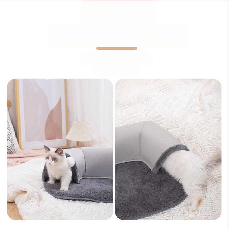 Kassitunnel sügis-talvine kassipesa kassi rajal mängimiseks une kõik-ühes multifunktsionaalne kassimänguasi soe matt lemmikloomapesa hulgimüük