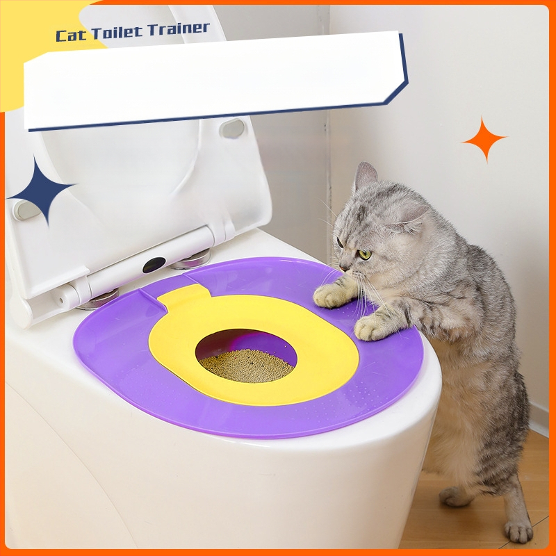 Integrált macskaalom, fixpontos macska WC-tréning eszköz, kezdő macskanevelés, nagy méret, homokcseppmentes szállítás