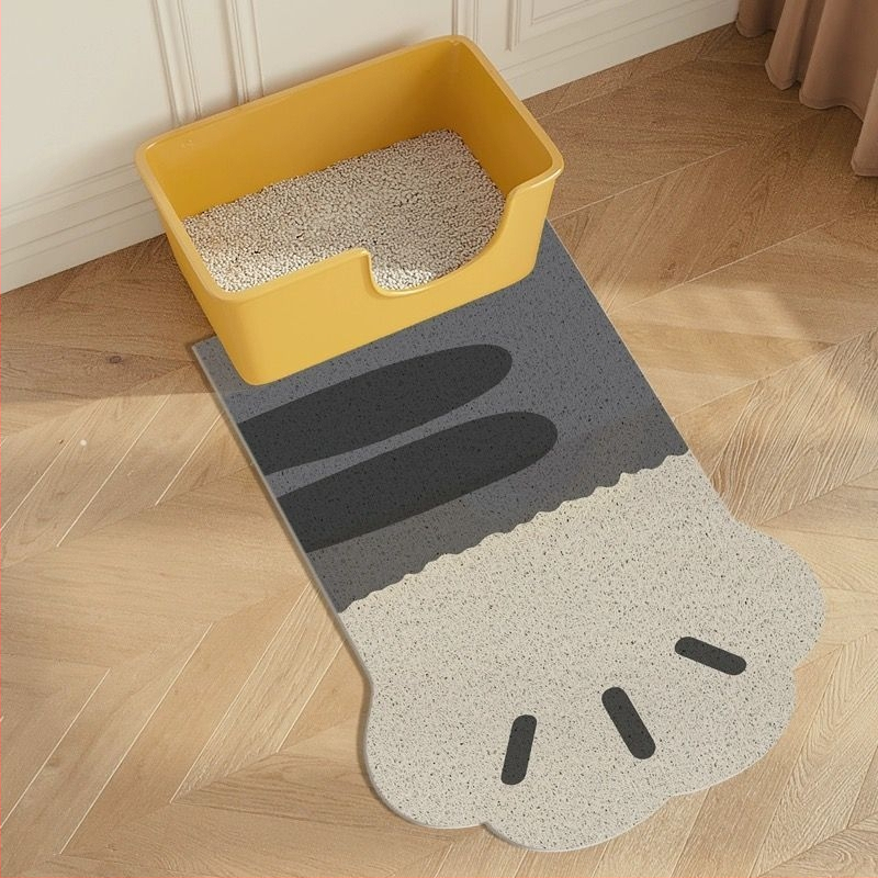 Függőleges aranyos macskakarom selyemgyűrű bejárati díszszőnyeg hangulatos csúszásmentes, könnyen kezelhető selyemgyűrű lábtörlő