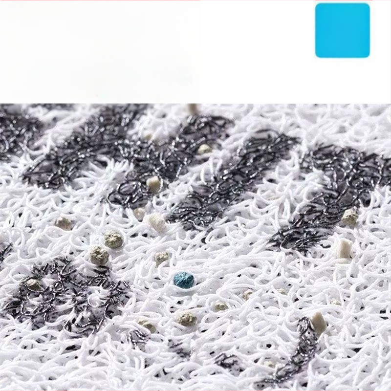 Függőleges aranyos macskakarom selyemgyűrű bejárati díszszőnyeg hangulatos csúszásmentes, könnyen kezelhető selyemgyűrű lábtörlő