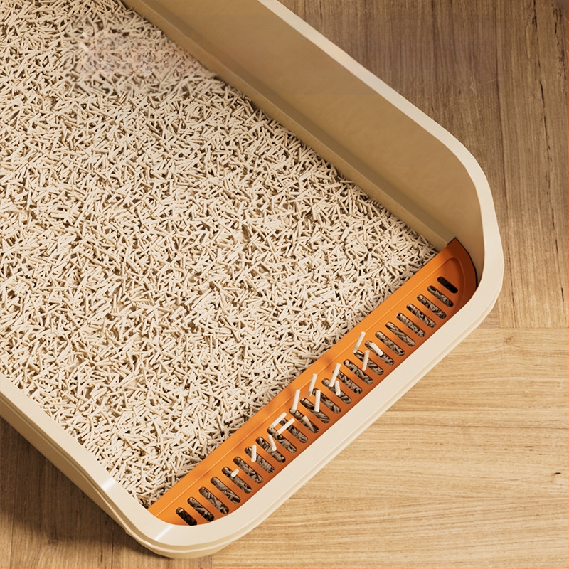 Macskakellékek Extra nagy macskaalomtál Nyitott Félig zárt Nagy Extra nagy macska WC Fokozottan fröccsenésgátlóval