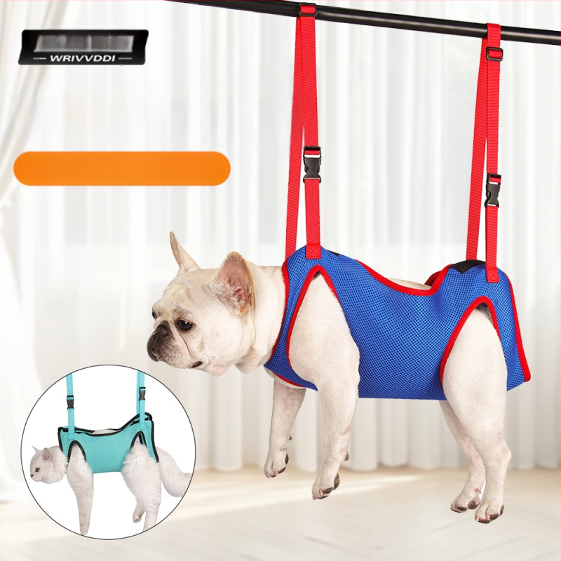 Uus lemmikloomade rehabilitatsiooni rindkere-seljavest koera abivöö kaasaskantav koeratõmb, kassi koera riputuskott hulgimüük