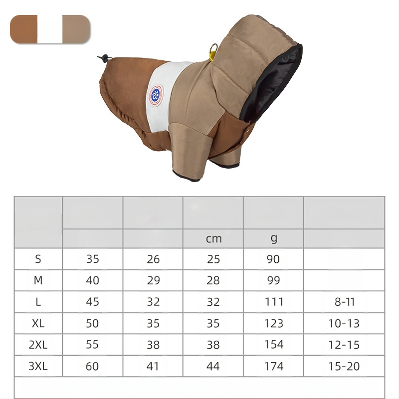 Piiriülesed lemmikloomade riided, paksendatud soojad koerariided sügiseks ja talveks, väikeste ja keskmiste koerte tuulekindlad lemmikloomade riided, hulgimüük