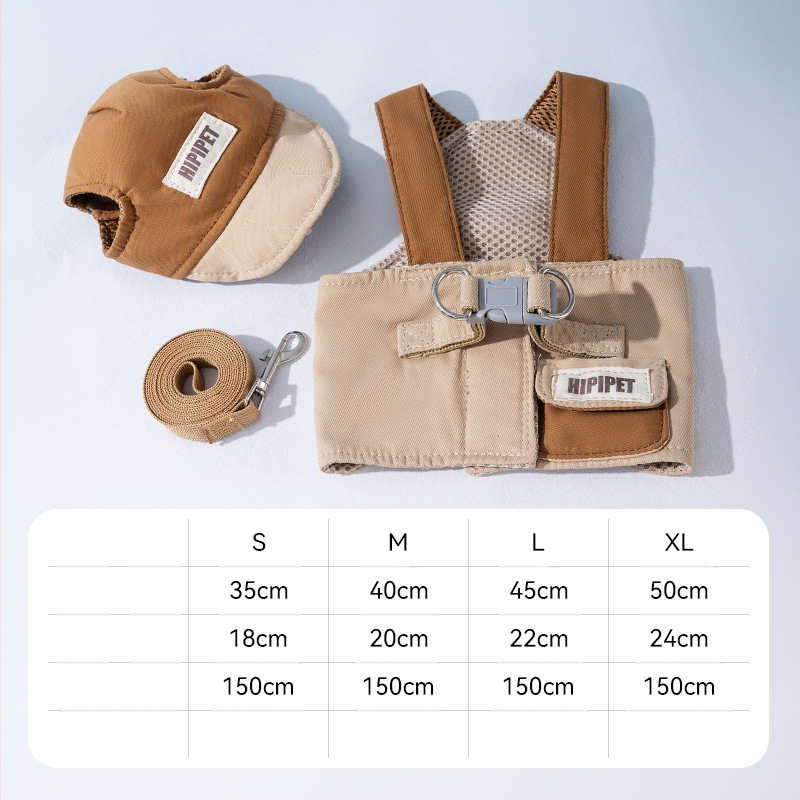 Шапка за домашни любимци куче и котка, пролетно-лятна, за излизане, засенчваща слънце, противоиздърпваща шапка, противооросяваща, регулируема шапка с катарама за уши