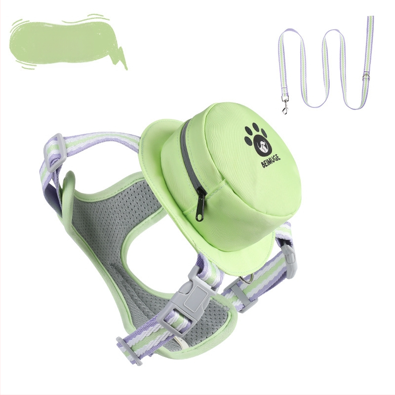 Új kisállat kutyáknak való, önhordó dopamin pórázos teddy kis és közepes méretű kutyáknak és macskáknak való mellényes hám nagykereskedelemben