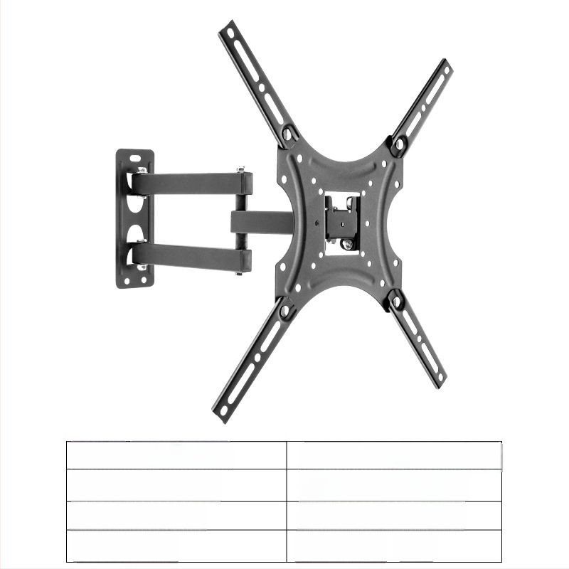 14-55 инча въртяща се на 360° телескопична скоба за LCD телевизор универсална стойка за монитор функционална стойка за телевизор за трансгранично ползване