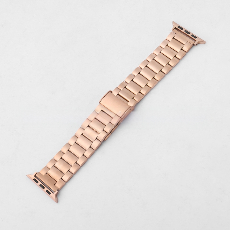 Huawei GT3 jaoks uus ühes tükis pandlaga kolme helmestega metallist roostevabast terasest kellarihm hulgimüügist