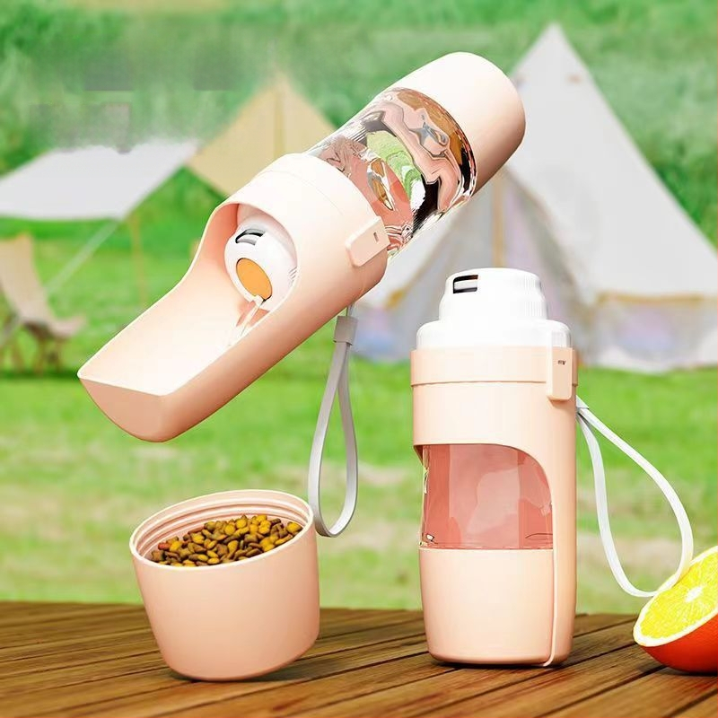 Koera veesöötja lemmikloomadele õues jalutuskruus kaasaskantav koera veekeetja jalutuskoera veepudelisöötja koeratarbed