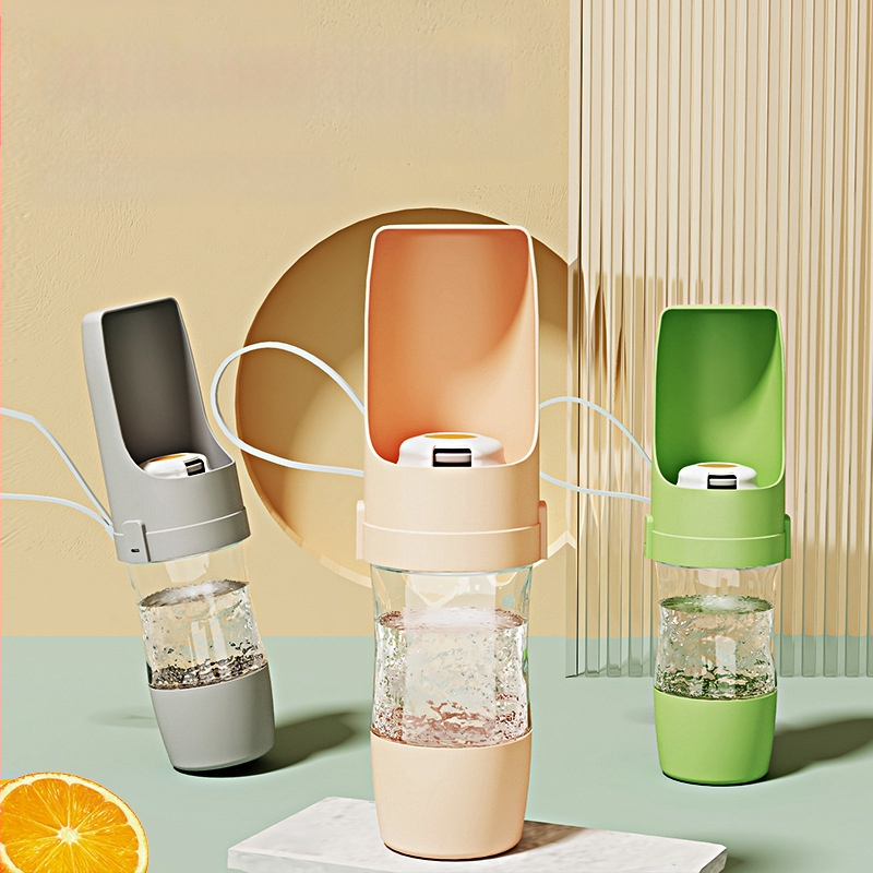 Koera veesöötja lemmikloomadele õues jalutuskruus kaasaskantav koera veekeetja jalutuskoera veepudelisöötja koeratarbed