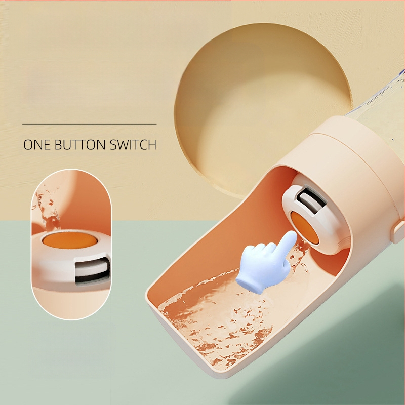 Koera veesöötja lemmikloomadele õues jalutuskruus kaasaskantav koera veekeetja jalutuskoera veepudelisöötja koeratarbed