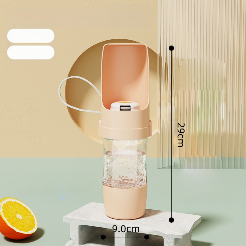 Koera veesöötja lemmikloomadele õues jalutuskruus kaasaskantav koera veekeetja jalutuskoera veepudelisöötja koeratarbed