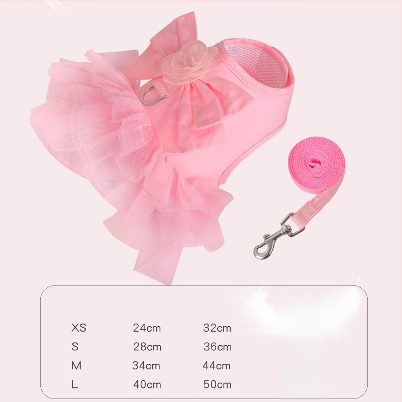 Határokon átnyúló mellkaspánt kölyökkutya-húzókötél mellény stílusú törésgátló rugó kis és közepes méretű kutyáknak bixu teddy sétálólánc