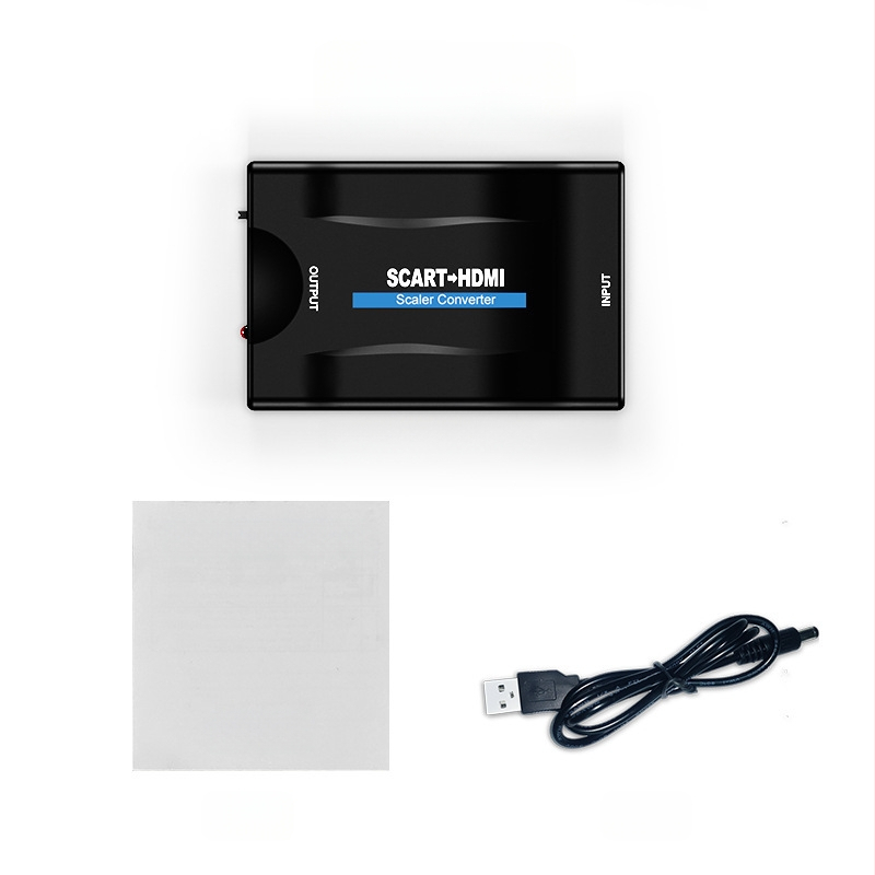 Convertor SCART la HDMI Convertor video SCART la HDMI, cap de mătură, exclusiv transfrontalier