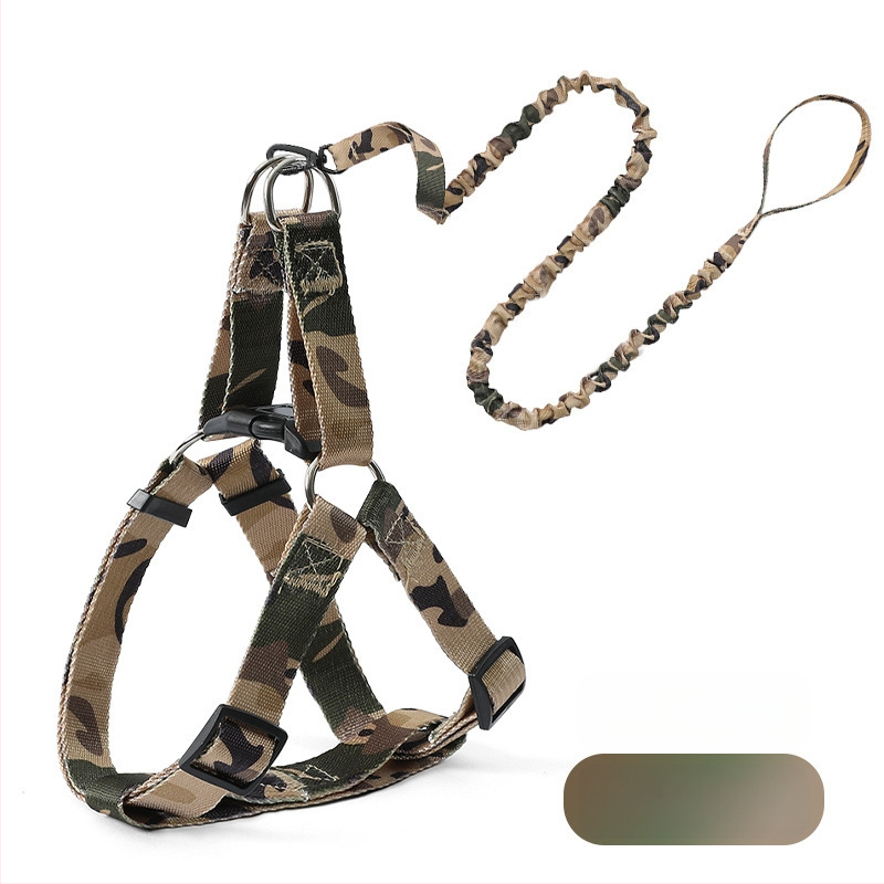 Határokon átnyúló új kisállat hám kutyáknak, rugalmas, robbanásbiztos húzókötél, kis és közepes méretű mellény stílusú kutyáknak való sétakötél-készlet