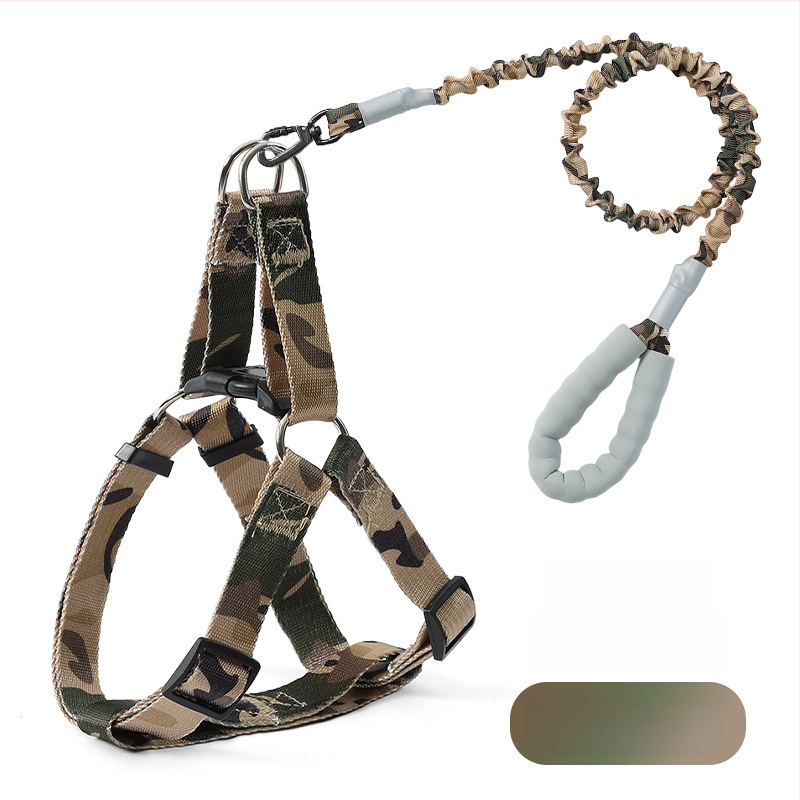 Határokon átnyúló új kisállat hám kutyáknak, rugalmas, robbanásbiztos húzókötél, kis és közepes méretű mellény stílusú kutyáknak való sétakötél-készlet