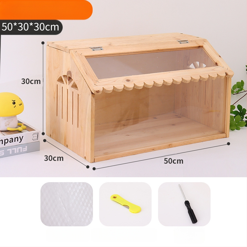 Rutin csirke tenyészdoboz, teljes készlet, kerti kunyhó, kisállat tenyészketrec, csirkefészek, Lutin csirkeházi madár tenyészketrec